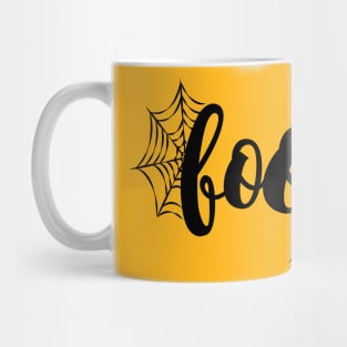 Boo Spider Web Halloween Mug